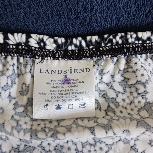 Lands' End Floral Swim Skirt - Picture 3 of 5
